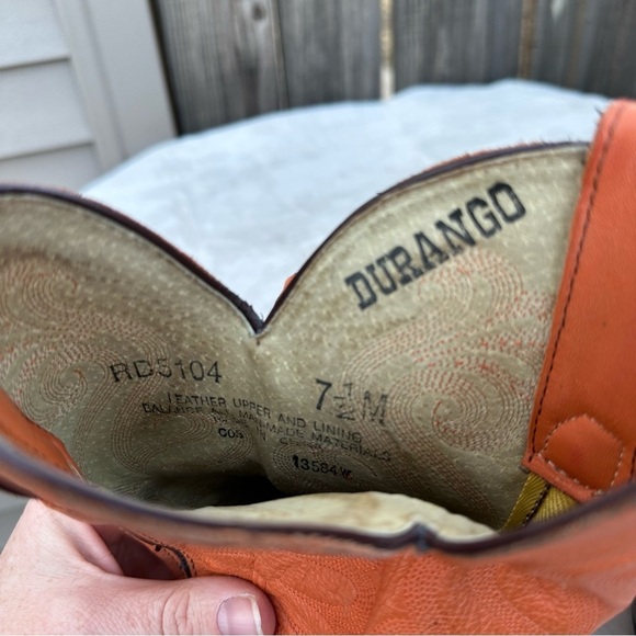 Durango Women's Leather Boots Size 7.5 - Picture 12 of 15